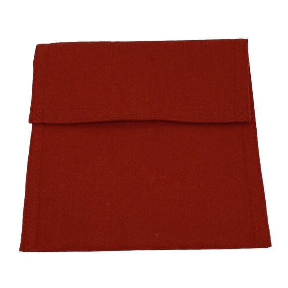 New Red Velvet Snap Button Gift Bag Jewelry Bag Packaging Bag Storage Pouch - Picture 2 of 11